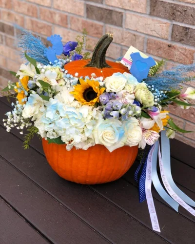 Blooming Pumpkin - Birthday flowers - in Destin, FL thumbnail 3